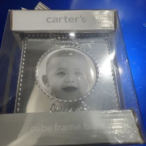 Carter's Cube picture frame and coin bank
